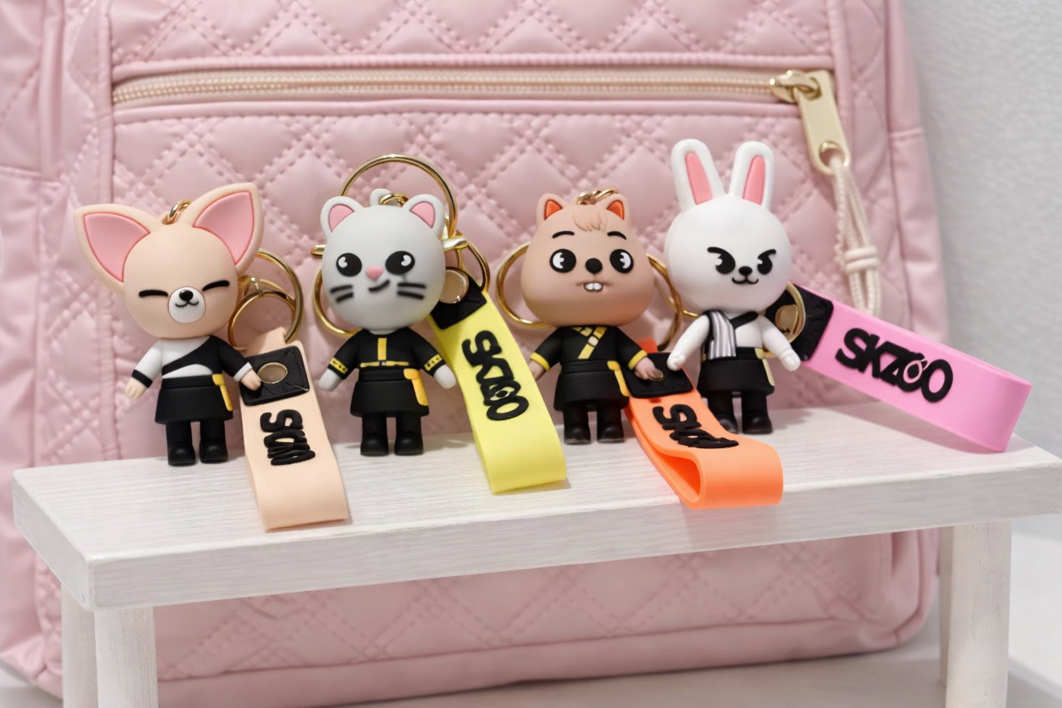 Stray Kids SKZOO Silicone Keychain Set