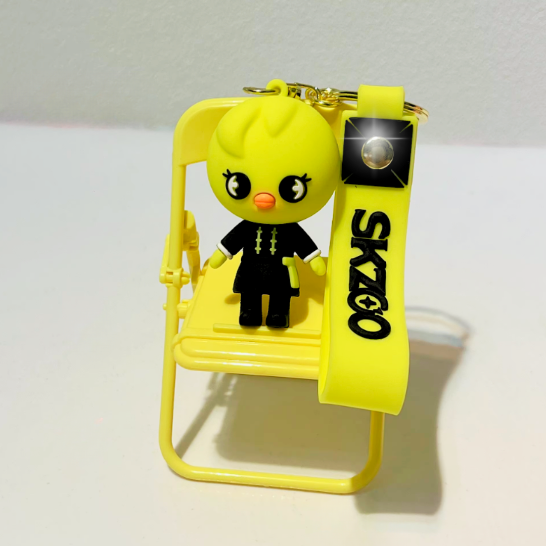 Stray Kids SKZOO Silicone Keychain Set