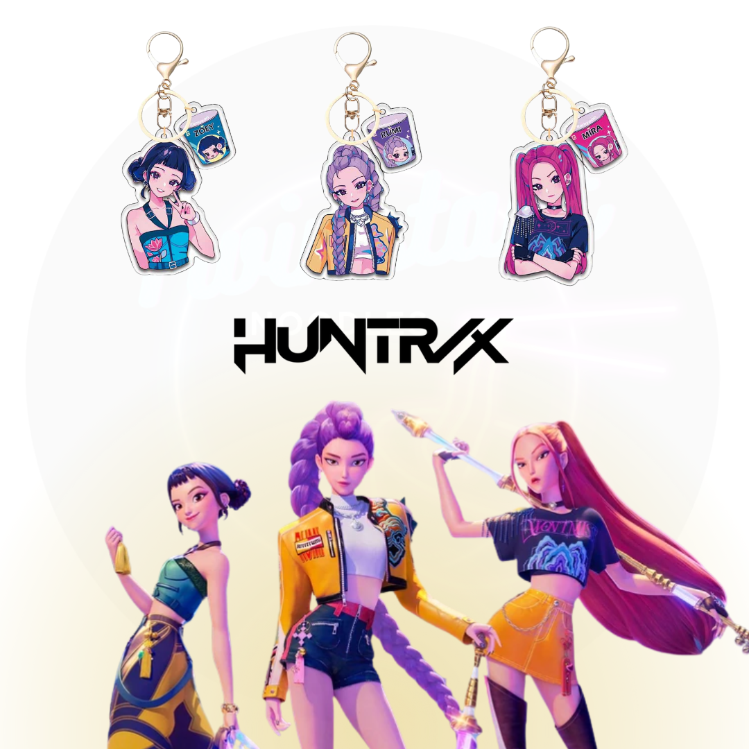 KPop Demon Hunters - Huntrix Keychain Set