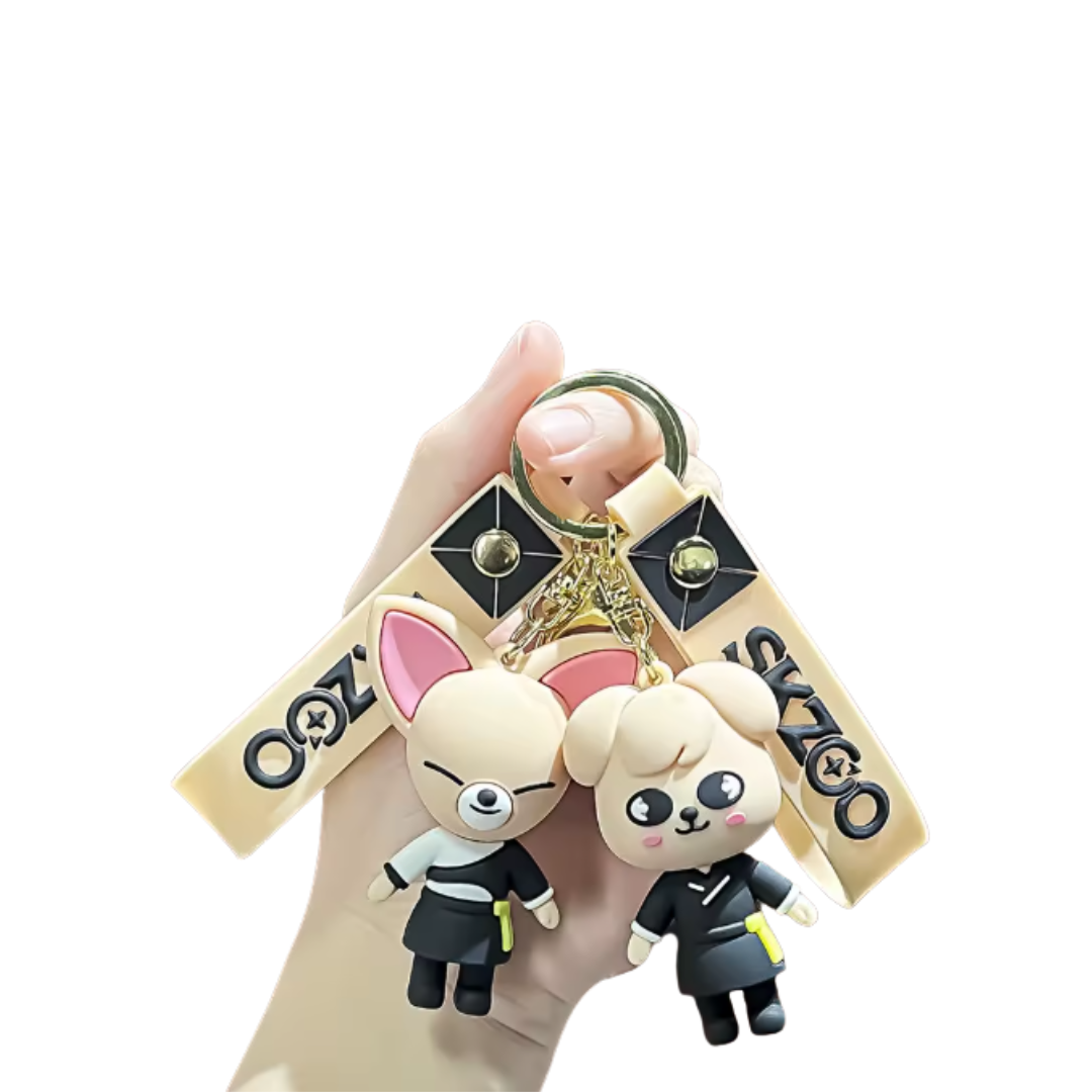 Stray Kids SKZOO Silicone Keychain Set
