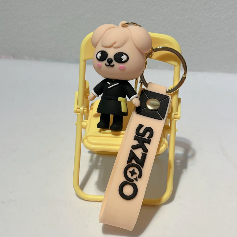 Stray Kids SKZOO Silicone Keychain Set