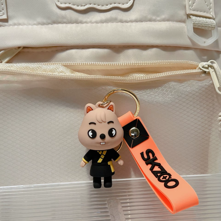 Stray Kids SKZOO Silicone Keychain Set