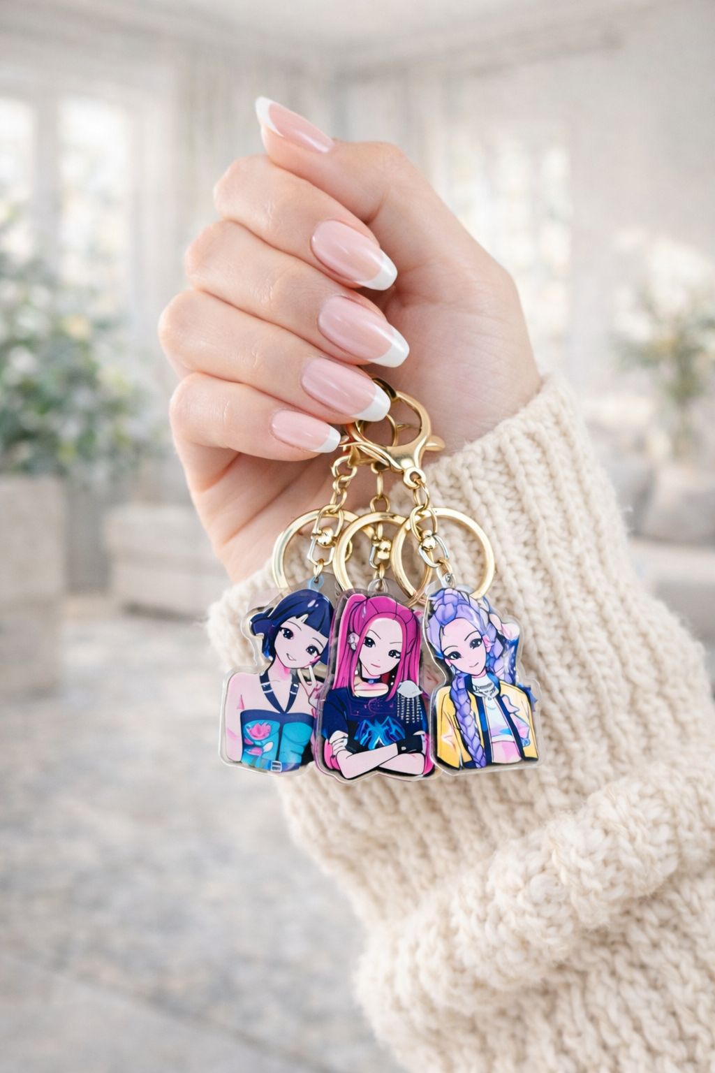 KPop Demon Hunters - Huntrix Keychain Set