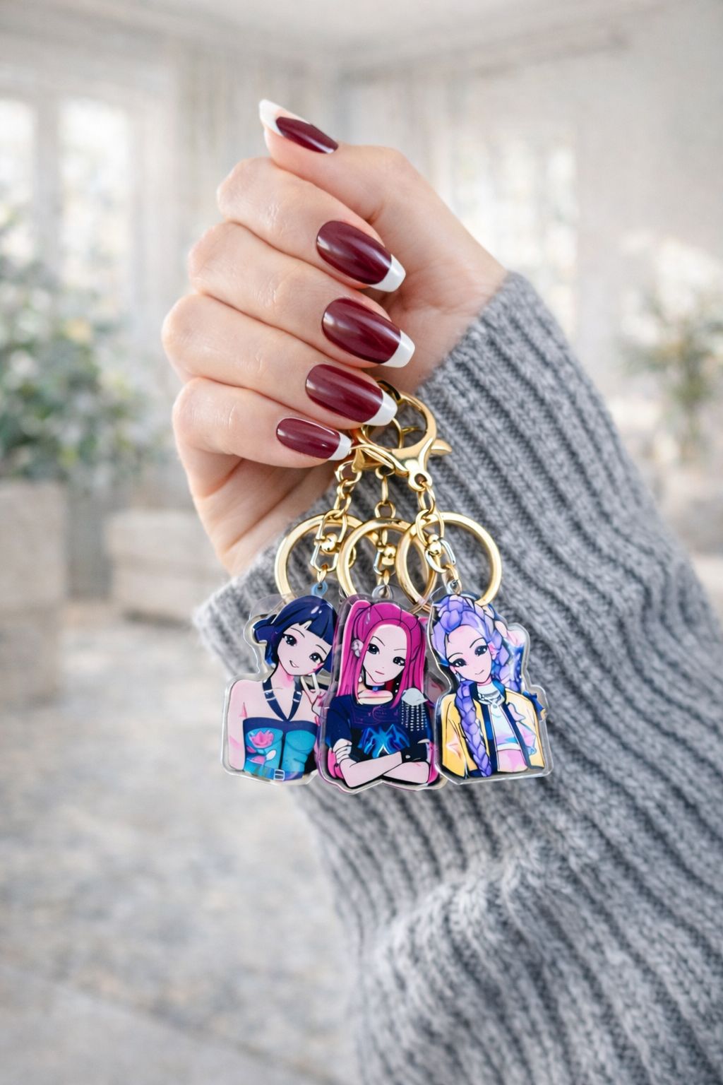 KPop Demon Hunters - Huntrix Keychain Set