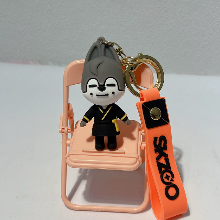Stray Kids SKZOO Silicone Keychain Set